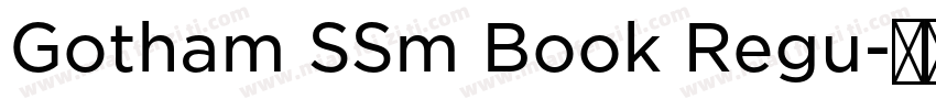 Gotham SSm Book Regu字体转换